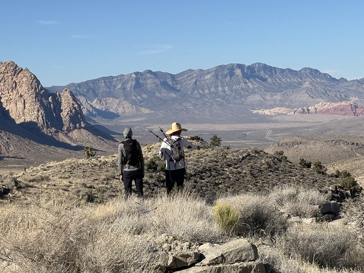 Trail site visit at Red Rock Campground area, Trail Accelerator Grant Receipent - Southern Nevada Mountain Bike Association (SNMBA)