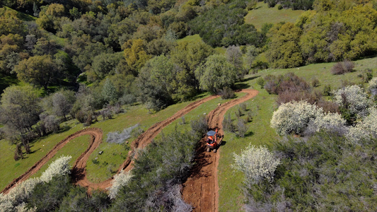 Chaparral Ridge trail construction