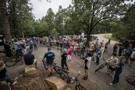 Grand opening of trail system