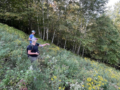 IMBA Trail Solutions Planners scoping potential trails in Purple Valley