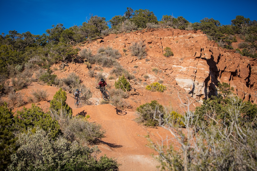 Mountain biking trails in Cedar City, UT. 