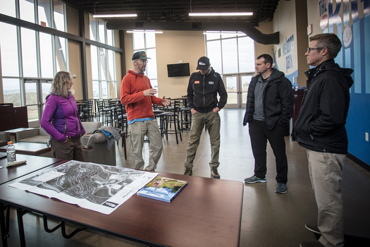 Trail Solutions team planners meeting with the local community for Cone Park Trail System. 