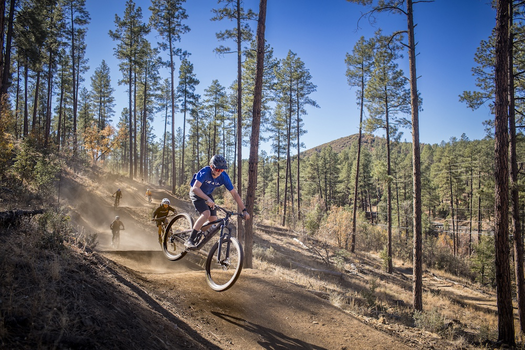 Mtb Flow Check at Prescott's Bean Peaks, built by IMBA Trail Solutions. 