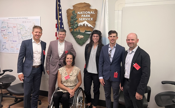 IMBA Government Affairs Team at the 2024 DC Fly in